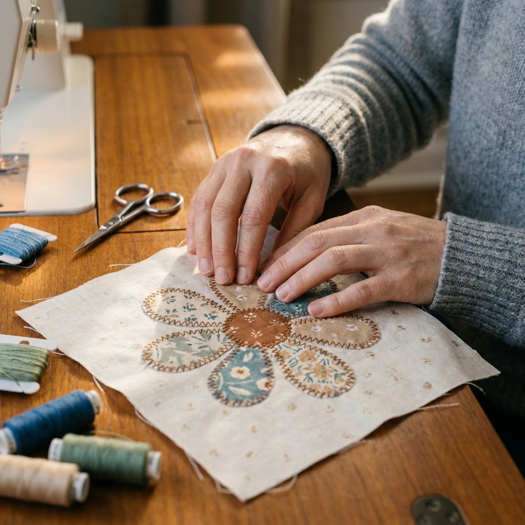 Raw Edge Appliqué for Beginners: Tools, Thread, and Tension