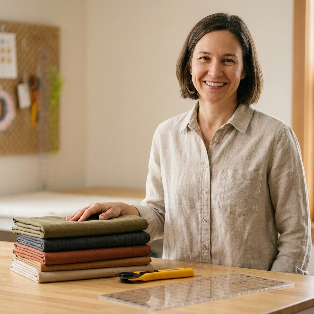 Quilting with Essex Linen and Wovens
