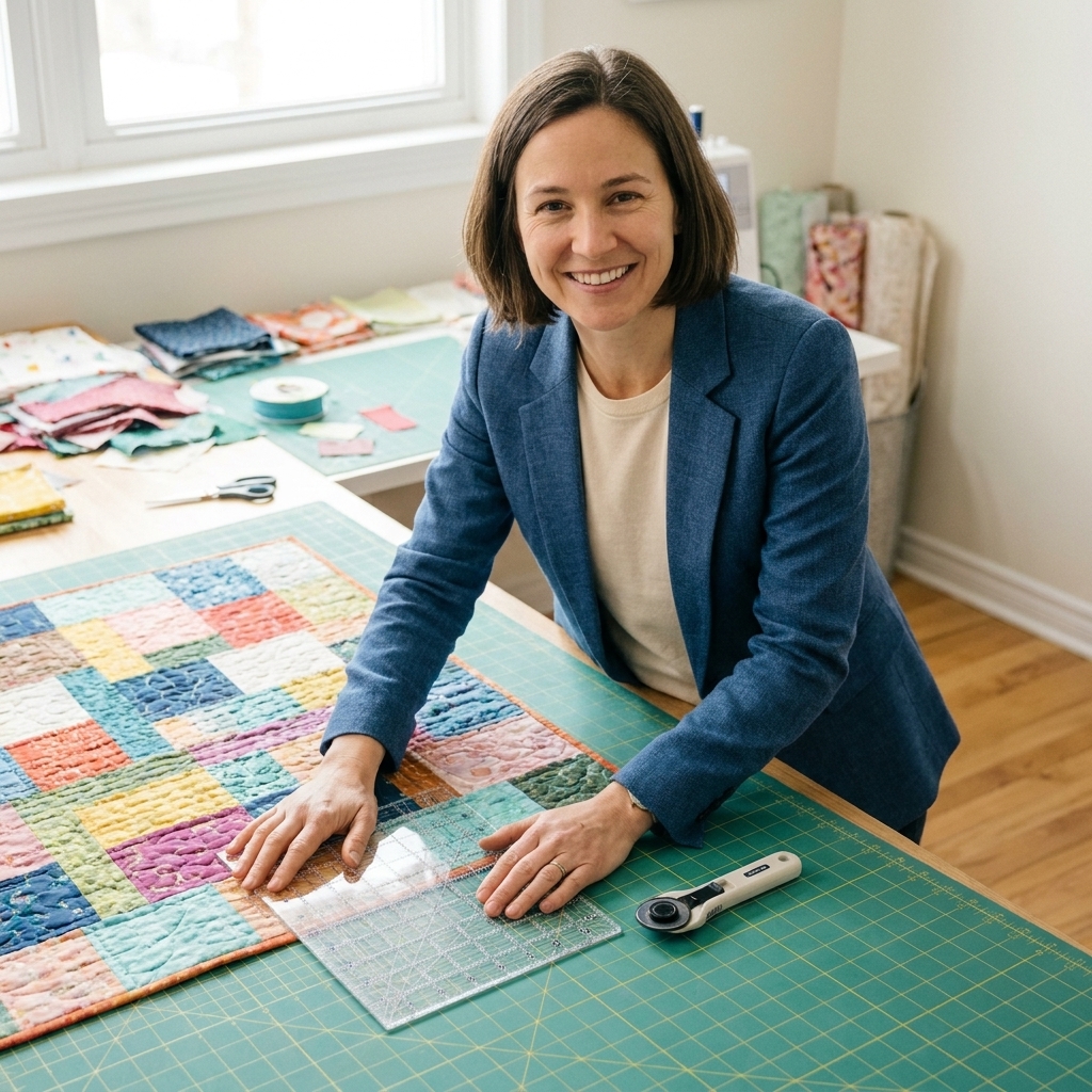 How to Trim and Square Up Your Quilt Sandwich Before Binding