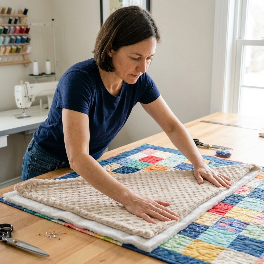Minky Quilt Backing Without Puckers