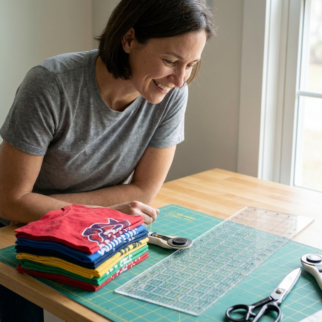How to Make a T-Shirt Memory Quilt
